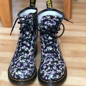 Flowered Dr. Martens (Women’s)